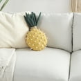 thumbnail image 4 of Nourison Plush Yellow Decorative Throw Pillow , 20" X 12", 4 of 5