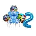 thumbnail image 1 of Disney Inside Out 2 Birthday Decorations Joy Anxiety Cartoon Anime Party Balloons Tableware Plate Banner Decor For Children, 1 of 7