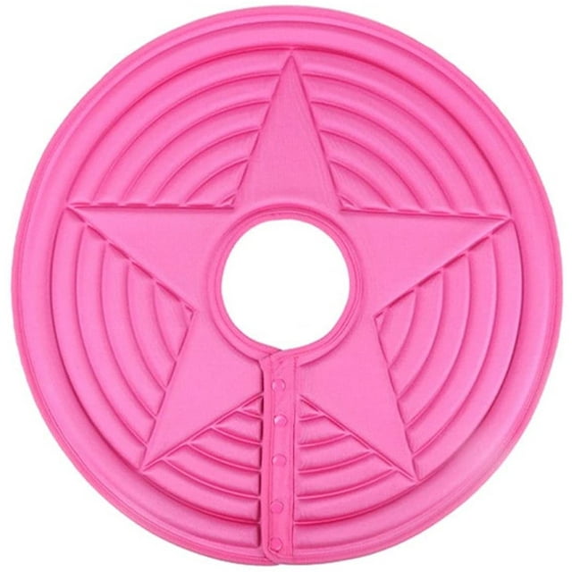Soft Inflatable Dog Cone Collar Protective Inflatable Collar for Dogs and Cats, Adjustable Pet Recovery Cone (S,Pink)