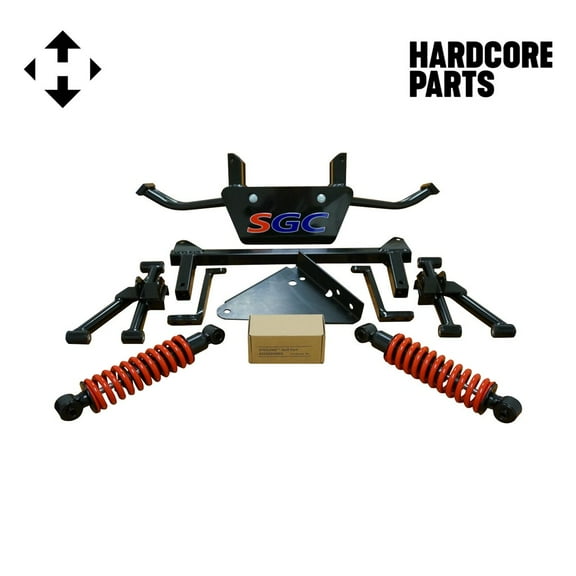 Hardcore Parts 6” Heavy Duty All-Terrain Suspension Lift Kit for YAMAHA DRIVE (G29) Golf Cart
