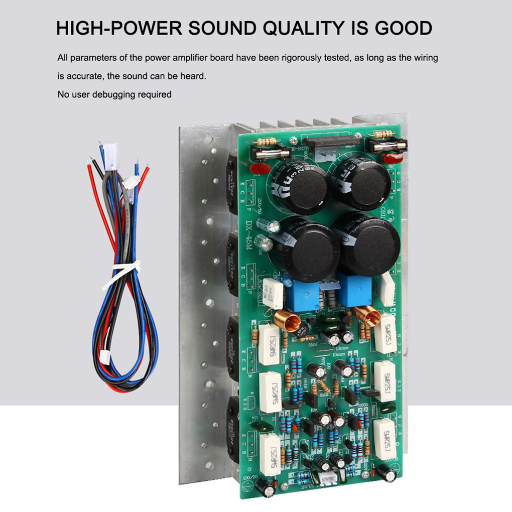 800W Stereo Dual-channel Power Amplifier Board Circuit Design