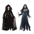 thumbnail image 3 of Disfraz De Vampiro De Bruja De Fantasma De Cementerio De Cosplay Para Mujer Con Capa De Halloween, 3 of 4