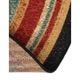 thumbnail image 2 of Unique Loom Outdoor Modern Collection Area Rug - Drift (7' 10" Round Multi/Black), 2 of 9