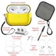 thumbnail image 2 of Funda Alto Brillo Gadget Collection Mx GC-FABKAAP Para airpods Pro 9 Piezas Amarillo, 2 of 10