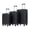 Black, variant on Hardside Suitcase, HIFINE TOURIST 20"/24"/28" 3 pcs/set in ABS Spinner Wheel Luggage, Matching Color , With Combination Lock (Pink), Pink Hardside Luggage,Abs Hardside Checked Luggage