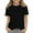 02#Black, variant on Mlqidk Girls Size 10-12 Plain Shirts Teen Girls Black Shirts Short Sleeve Crew Neck T Shirts Tween Girls White Basic Tee 110
