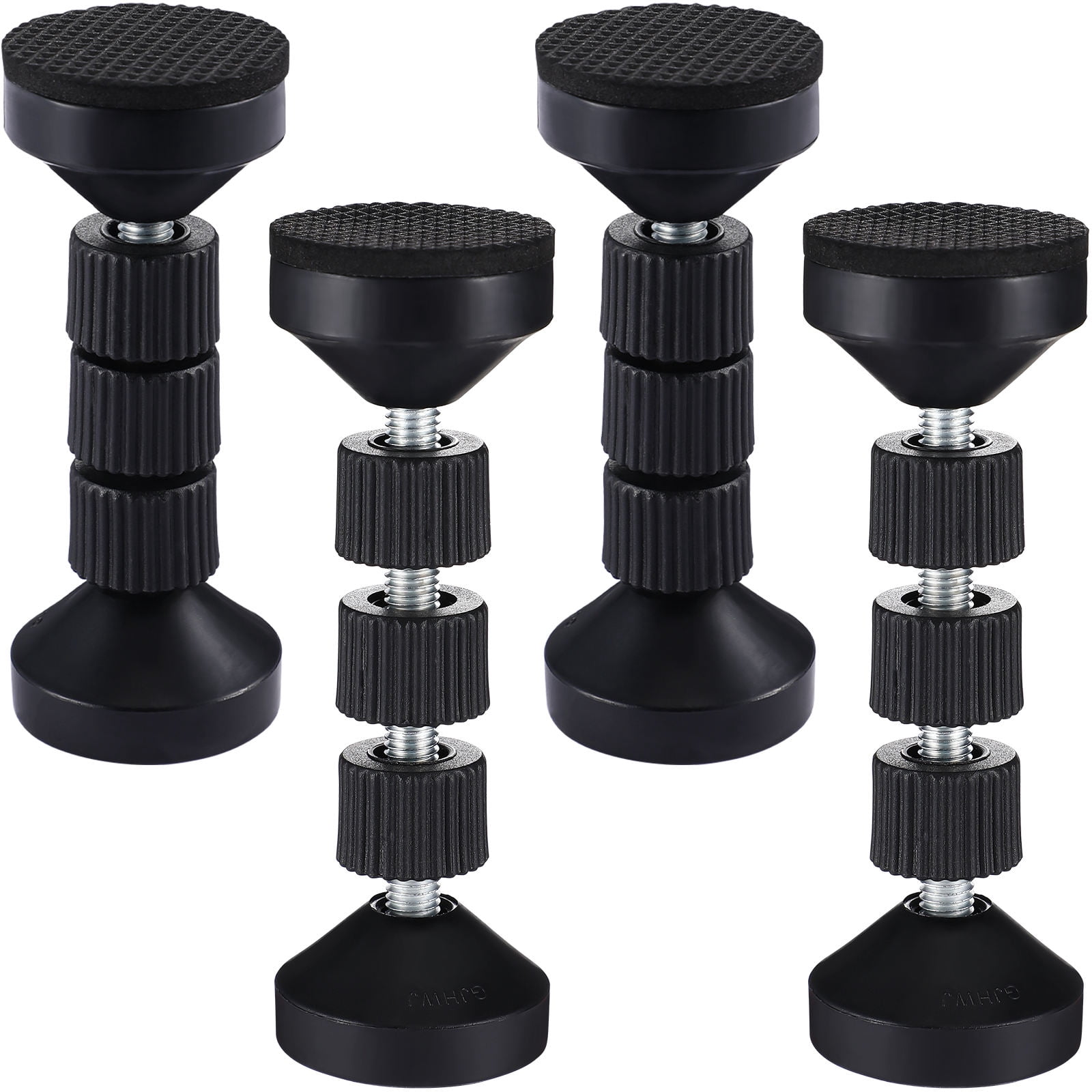 UPKOCH 4 Pcs Protectors Bed Frames Bookshelf Stoppers Headboard Stoppers for Wall Shockproof Fixed Rod Floor Extra Large