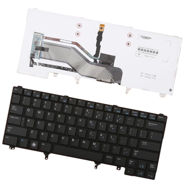 de Repuesto para Computadora Portátil con Retroiluminación para titude E6420 E5420 E6430 Sunnimix Teclado de computadora portátil