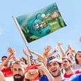 thumbnail image 4 of Bluey Bandera impresa con temática, regalo perfecto para fanáticos, amigos y familiares, y adecuada para actividades al aire libre e interiores, decoraciones de fiesta. 90 cm × 150 cm., 4 of 6
