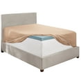 thumbnail image 6 of Clara Clark 1800 Microfiber Collection 18" - 21" Extra Deep Pocket Fitted Sheet, King Size, Taupe Sand, 6 of 8
