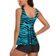 thumbnail image 3 of WILLBEST Traje de Baño Completo para Mujer Traje de Baño Tankini de Dos Piezas conjunto de Tankini de Cintura Alta Traje de Baño Sexy, 3 of 4