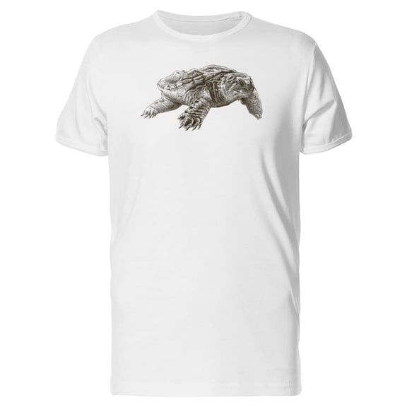 Sketch Of A Snapping Turtle Tee Men's -Image by Shutterstock