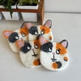 thumbnail image 3 of Set de posavasos de fieltro Humble Hilo Animal Felt hechos a mano (4 unidades), 3 of 5