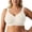 White, variant on Women's Bra for Large Seamless Wireless Push up Bras Plus Size Adjustable Wide Shoulder Strap Comfort Soft Supportive Full Coverage Bralettes for Everyday Wear Beige XXL