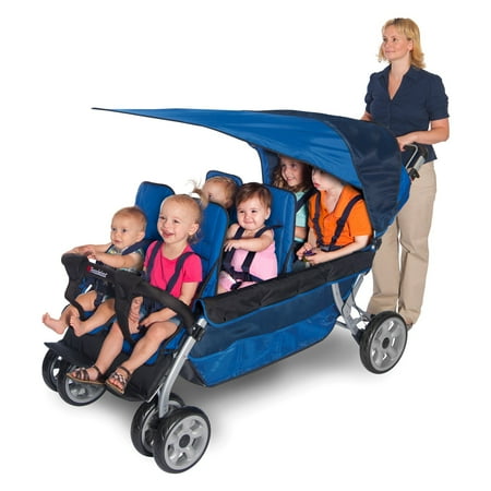 Foundations LX6 6 Passenger Stroller, Regatta Blue