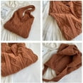 thumbnail image 2 of JUYGO Knitted Hobo Bag Women's Crocheted Shoulder Bag Large Handbags Tote Wool Woven Aesthetic Purse Top Handle Bag, 2 of 8