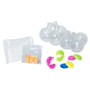 Doctor Squish Squishy Maker 6-Pack Refill, 6 Balloons and Clips, Glow it! Neon Edition