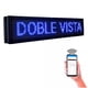 thumbnail image 1 of Letrero Led Azul Programable Doble Vista Wifi 100cm X 20cm Publicidad, Negocio, Tiendas, 1 of 4