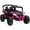 Pink, variant on Qaba 12V Kids Ride On Truck with Dual Motors for 3-5 Boys Girls, White