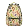 thumbnail image 1 of Small Floral Print School Backpack for Students Multifunctional Travel Bag with Colorful Watercolor Flower Pattern, Adjustable Straps for Everyday Use, 1 of 5