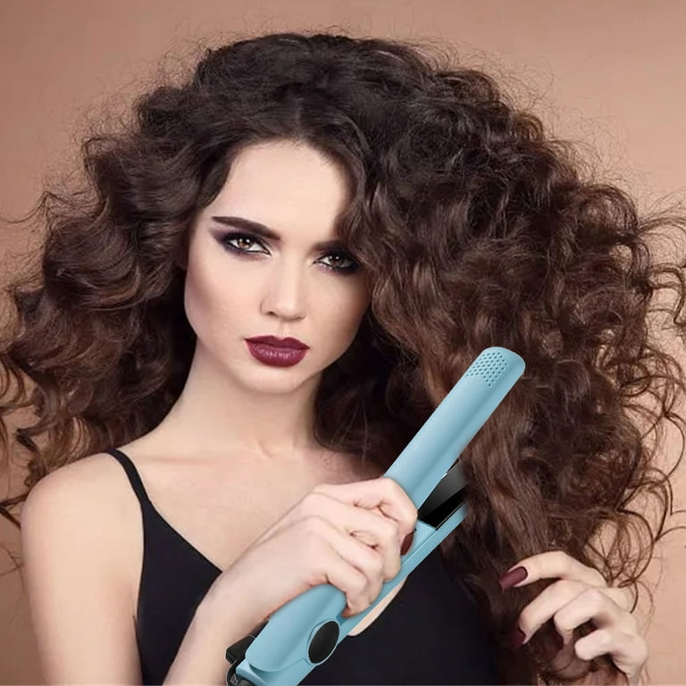 Curling iron that top does not damage hair
