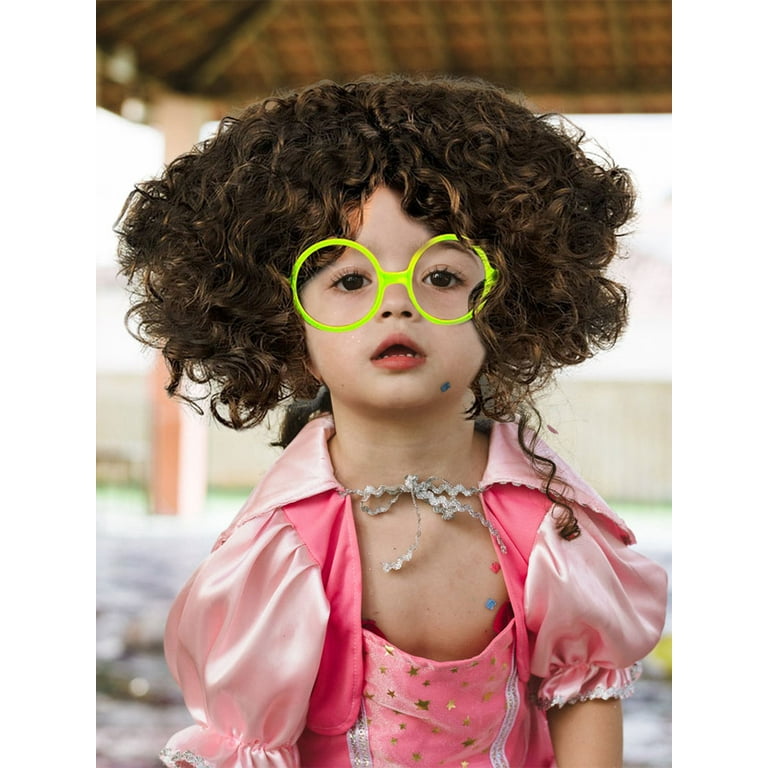 Toorise Mirabel Cosplay Wig Costume Dress Hair with Glasses Frames