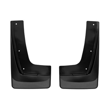 WeatherTech Custom No Drill Splash Guard MudFlaps compatible with 2018-2023 Chevrolet Traverse, Front Pair - Black