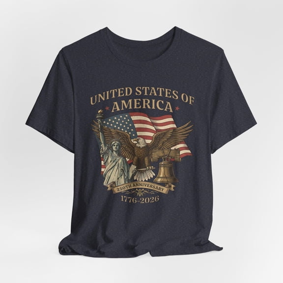 USA 250th Anniversary Shirt, Vintage American Birthday Tee, USA Independence Day Shirt, United States 250th Anniversary Unisex Tee