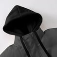 thumbnail image 4 of Styesk Jackets for Men Zipper Up Warm Jackets Outdoor Plus Size Work Coats Hooded Color Block Puffer Jacket Casual Comfy Wind Breaker Jackets with Pockets, 4 of 8