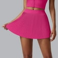 thumbnail image 4 of QHFBli Womens Pleated Tennis Skirts with Pocket Shorts High Waisted Skorts Lightweight Golf Skirt Flowy Athletic Skort, 4 of 5