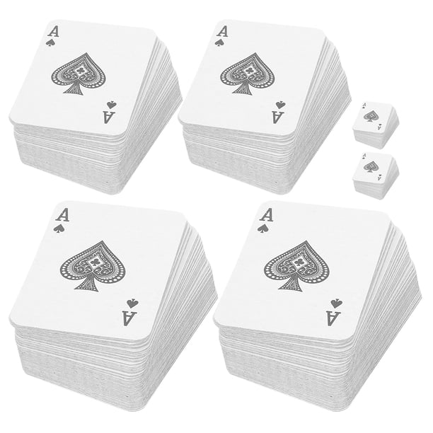 6 mini barajas de cartas, cartas de juego pequeñas, baraja de póker en miniatura para viajes, ideal para fiestas