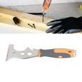 thumbnail image 1 of Putty Scraper, Wide Application Paint Remover Tool ABS Handle Nail Extractor 3in Fix Connector Ergonomic Design with 4 Screwdriver Bits for Repair, 1 of 7
