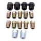 thumbnail image 2 of 16 piezas de tuercas de tubo abocinadas invertidas 2x 9/16 "-18, 10x 3/8" -24, 2x 7/16 "-24, 2x 1/2" -20 Tuercas de rosca para accesorios de línea de DYNWAVEMX Tuerca de tubo de destello invertido, 2 of 8