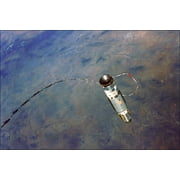 24"x36" Gallery Poster, Gemini 12 as seen from gt-xii spacecraft