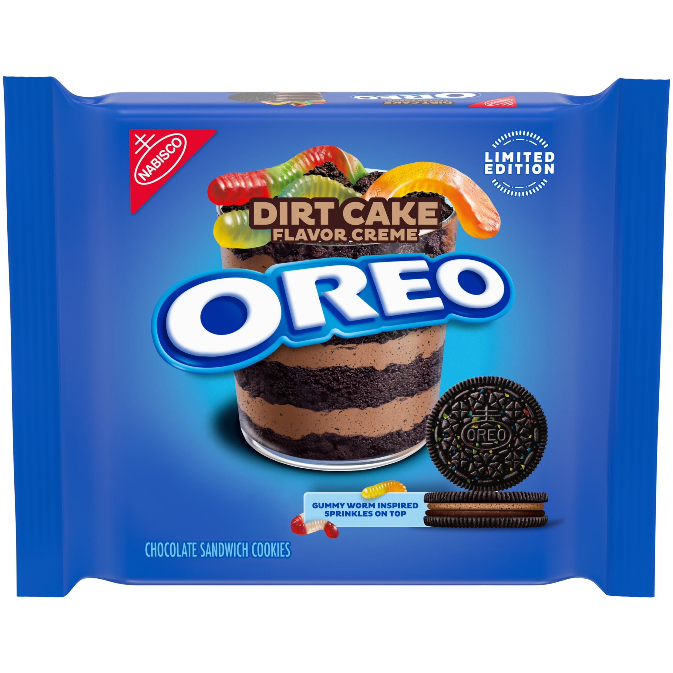(2 pack) OREO Dirt Cake Chocolate Sandwich Cookies, Limited Edition, 10.68 oz