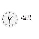 thumbnail image 1 of Reloj de pared con bailarina bailando, reloj silencioso con diseño de panda, bonito y creativo reloj colgante, tablero de densidad de vidrio, adecuado, 1 of 8