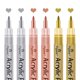 thumbnail image 1 of BolíGrafos de Pintura AcríLica: BolíGrafos de Pintura de Oro, Plata y Oro Rosa, Rotuladores MetáLicos, Juego de BolíGrafos de Pintura MetáLica una Base de Agua, 1 of 5