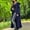 Blue, variant on jjayotai Womens Winter Solid Cardigan, Knitted Loose Hooded Long Cardigans Sweater Coat with Pocket