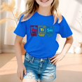 thumbnail image 2 of MEZZALL T-Shirt Imprimé Dessin Animé pour Enfants Confort Décontracté Col Rond Hauts pour Garçons Filles Tee Simple Manches Courtes Confortable Quotidien 5-6 Ans, 2 of 4
