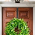 thumbnail image 7 of DUNCHATY 12" Wreath Hanger Over The Door - Large Wreath Metal Hook for Christmas Wreath Front Door Hanger, Door Hooks for Hanging, Ornament Hooks, Black, 7 of 7