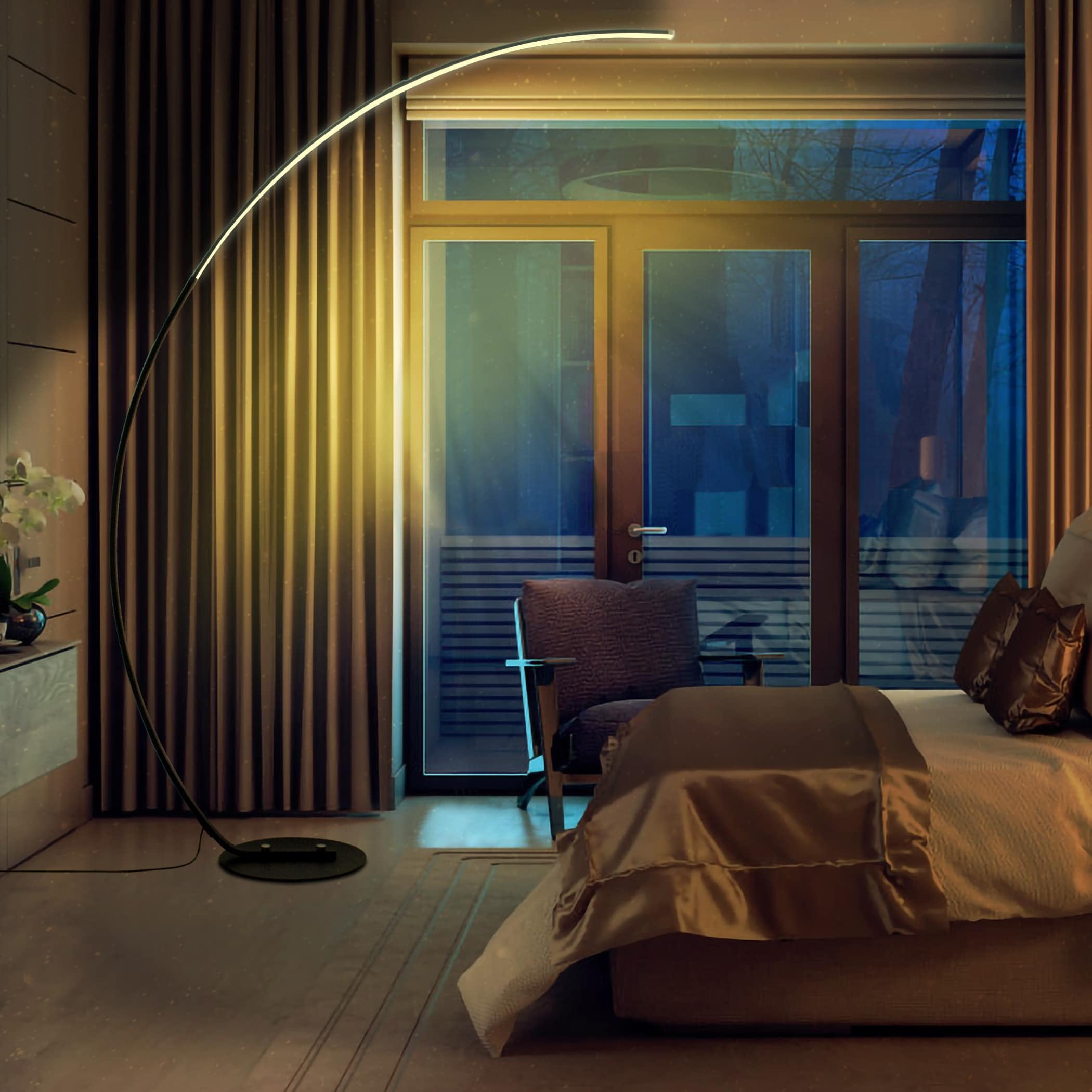 LED Arc Floor Lamp 69" LED Arched Floor Lamp