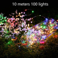 thumbnail image 2 of Solar String Lights Outdoor,Copper Wire Solar Twinkle Lights for Garden Tree Yard Party Xmas Decor, 2 of 5