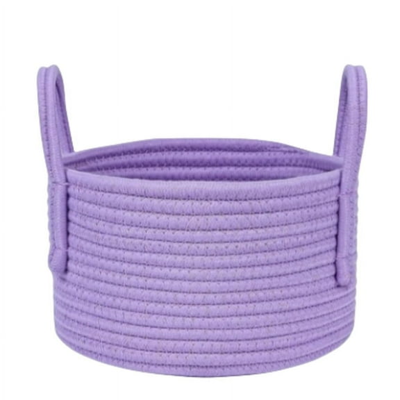 Nvzi-a Storage Box for Pantry Organizer and Storage,Perfect for Bathroom,Cabinet,Kitchen,Fridge,Closet Organization Supplies 9.5*9.5*5.51inch (Purple)