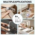 thumbnail image 6 of Behome Bottle Brushes, 5Pcs Bottle Cleaning Brush Set, Reusable Pipe Cleaner Brushes, Small Brushes for Cleaning Narrow Neck Water Bottles Jars Teapot (White&Black), 6 of 6