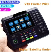 V10 Finder Pro Satellite TV Finder Meter 4.3 DVB-S/S2/S2X/T/T2/C/H.265+AHD(8MP) PK ST-5150 ST-6980 V8 Finder Pro 2