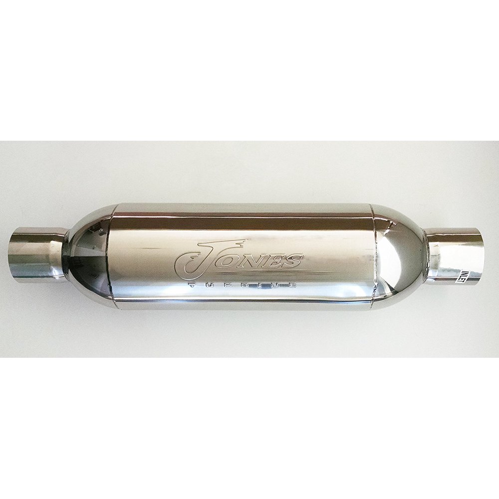 Jones Exhaust JT4040XL Turbine Muffler Resonated 4" Inch Walmart