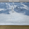 thumbnail image 6 of Ambesonne Winter Place Mats Set of 4, Alps White Wilderness, Standard Size, White Blue, 6 of 6
