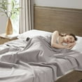 thumbnail image 2 of Home Essence Liquid Cotton Super Soft Lightweight Blanket, Twin, Gray, 2 of 6