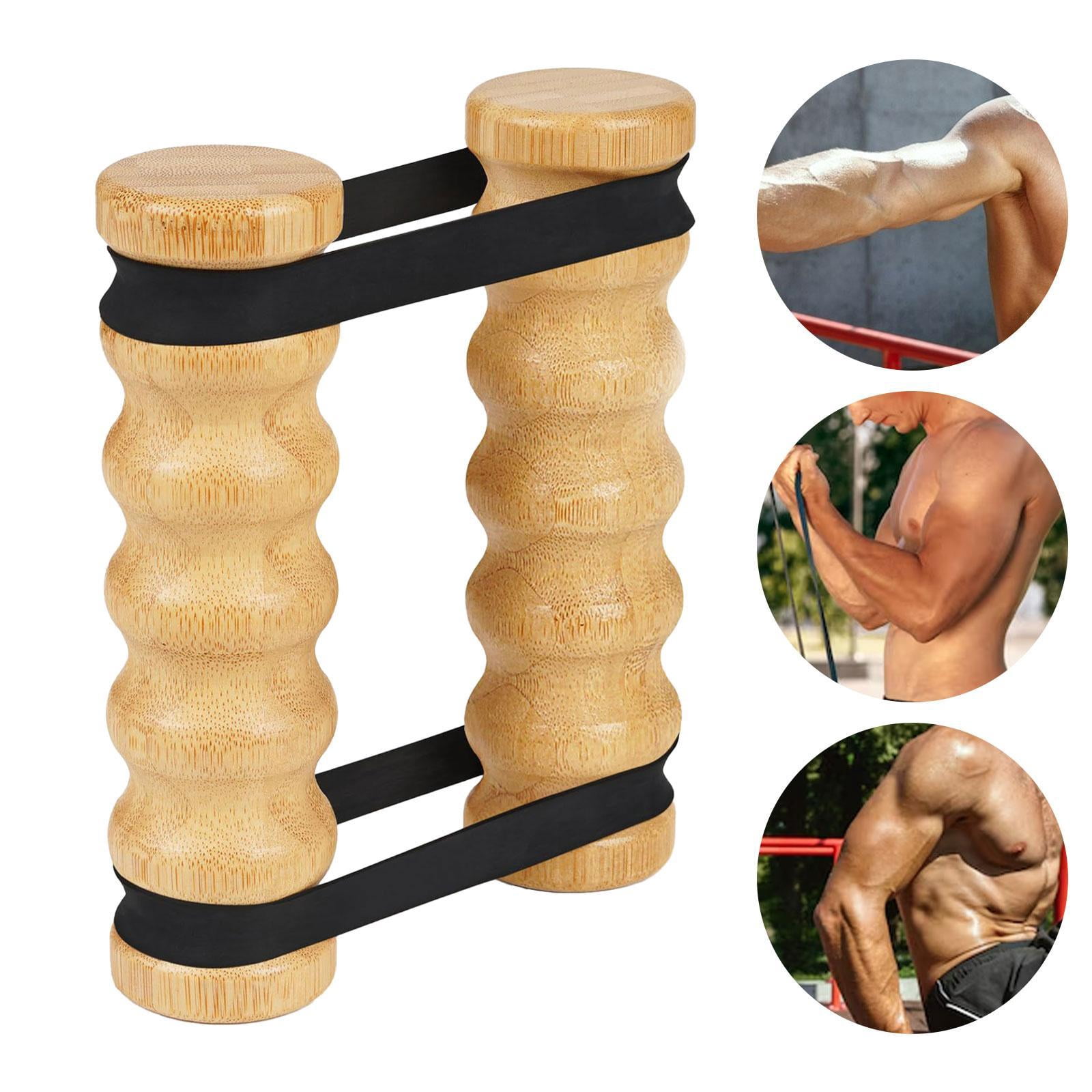 lacooooppia 2 Pieces Resistance Stick Exercise Equipment Wood Chest Workout Equipment Training Equipment Shoulder and Resistance Training