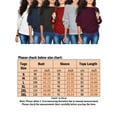 thumbnail image 2 of UKAP Women Boat Neck Sweaters Batwing Long Sleeves Casual Loose Fit Solid Pullovers Knit Jumper, 2 of 2